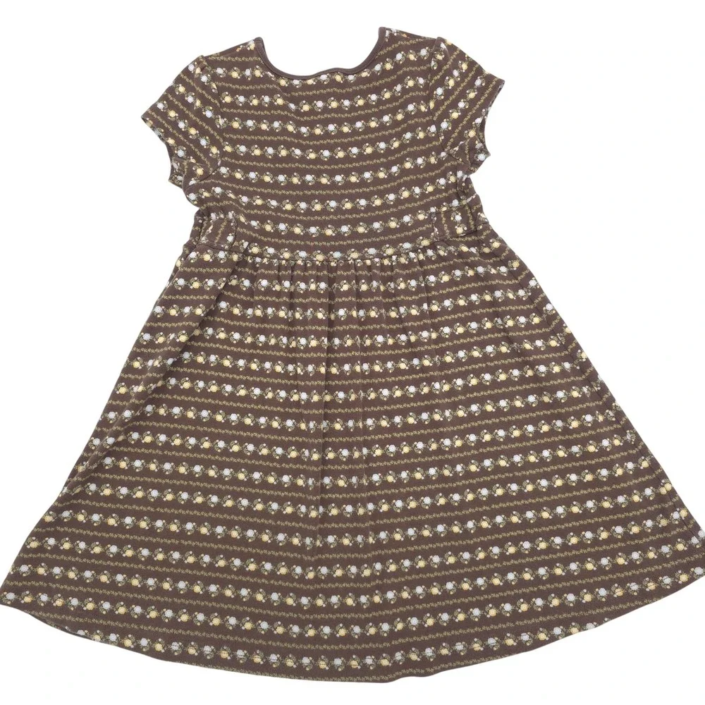Vintage Gymboree 2006 Girls Floral Stripe Dress Size 6
